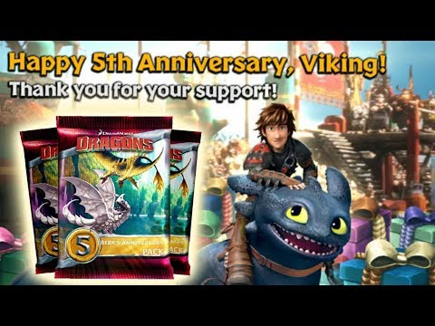 Berk's 5th Annivesary Pack (Pulling all Dragons) | Dragons: Rise of Berk
