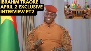 Ibrahim Traoré answering questions on Education Infrastructure defense Reform Sahel future pt2