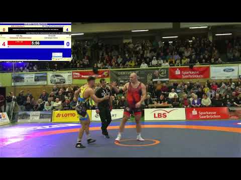 RINGEN DM 2023 1/2 Finale - 130kg FS Oleksandr Khotsianivskyi vs. Christoph Henn