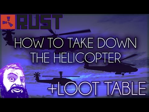 HOW TO TAKE DOWN HELI + LOOT TABLE | Rust Tricks and Tips #3 |