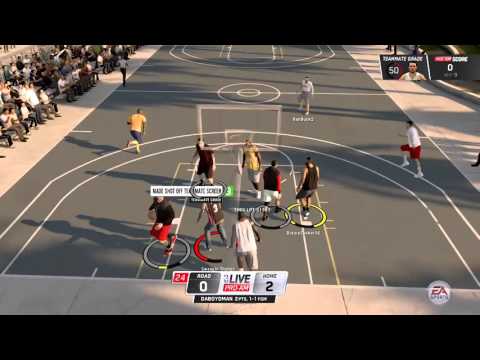 NBA Live 16 Pro-AM size up battles