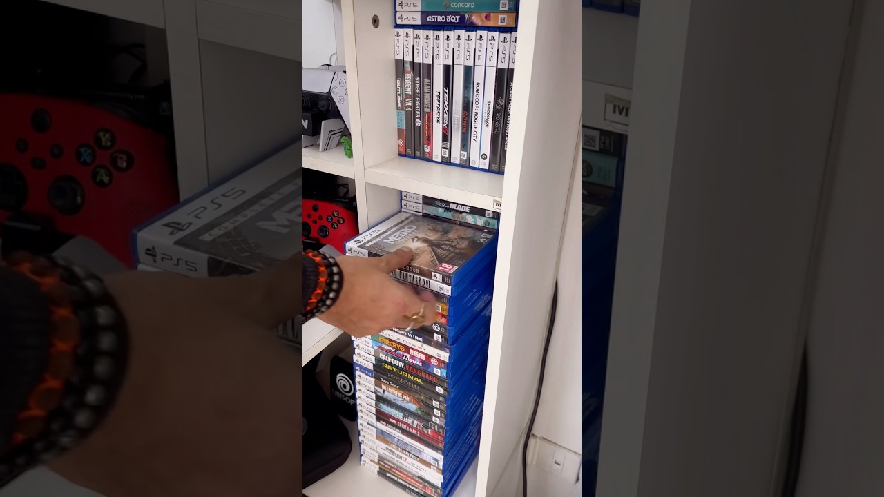 My Entire Physical Video Game Disc Collection #ps5 #ps5pro #playstation5pro #xbox #psp #shorts #goty