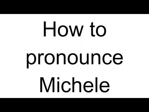 How to Pronounce Michele (Italian)