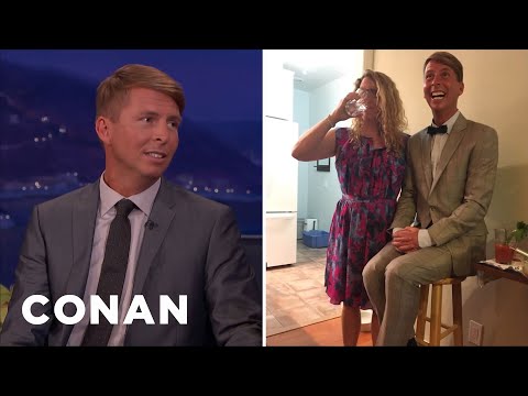 Jack McBrayer Looks Like A Ventriloquist Dummy | CONAN on TBS