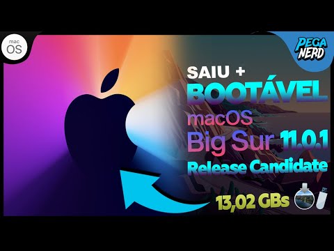 macOS Big Sur 11.0.1 Release Candidate 2 (#RC2) GM PEN DRIVE BOOTÁVEL ( LANÇADO ) ✅