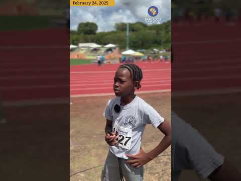 NAPSAC 2025 James Wedderburn Zone Trevion Clarke won section 1 of the under 13 boys 100m