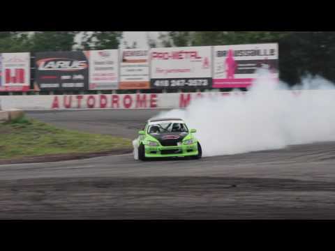 Jeff Laflamme Leading Alex Blanchette - Formula Drift Canada Round 2 2015