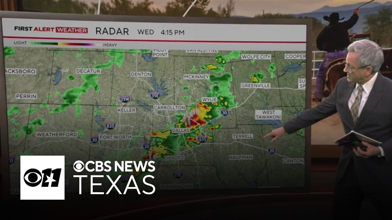 Severe storm threat returns to North Texas with hail, heavy rain possible