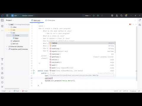 Lab01 Creating First Java Program