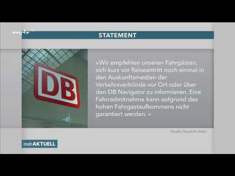 MDR aktuell 04.06.2022 Großer Ansturm auf die Bahn / 9-Euro-Ticket