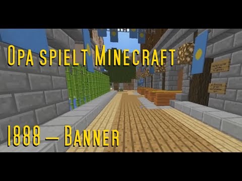 Opa spielt Minecraft 1888 – Banner