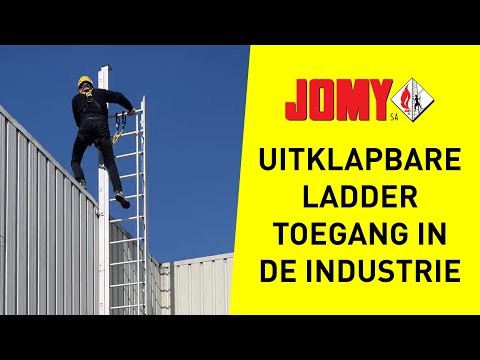 Uitklapbare ladder voor toegang op hoogte in de industrie | JOMY
