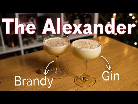 The ULTIMATE Festive Drink - Alexander cocktail