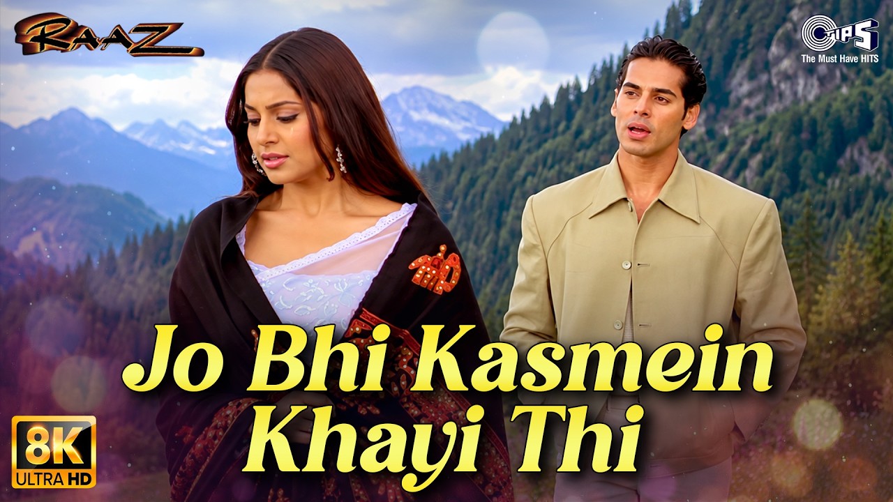 Jo Bhi Kasmein Khai Thi Humne - 8K | Raaz | Bipasha Basu | Dino Morea | Udit Narayan | Alka Yagnik