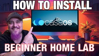 HOW TO INSTALL CASAOS | BEGINNER HOME LAB