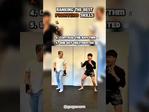 Ranking The Best Fighting Skills (Last one is the Best) #fighting #selfdefence #mme