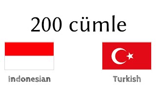 200 cümle - Endonezce - Türkçe
