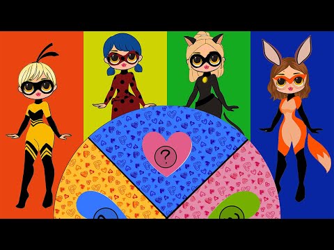 [paper Diy] Miraculous Ladybug Clothes Switch Up.