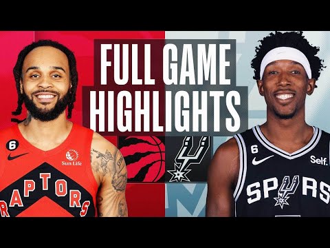 Toronto Raptors vs. Antonio Spurs Full Game Highlights | Nov 2 | 2022 NBA Season