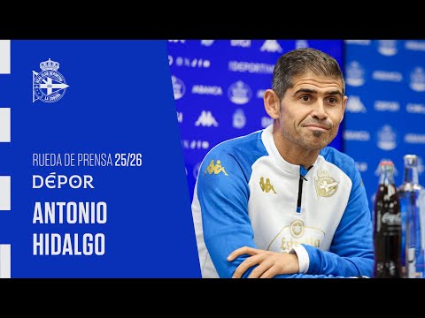 Rueda de Prensa de Antonio Hidalgo previa al UD Samano - RC Deportivo