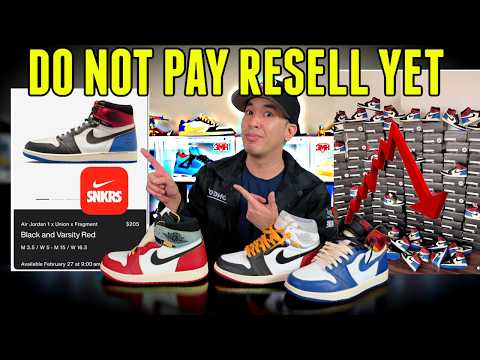 DO NOT PAY RESELL 📉📉 LOADED UNION FRAGMENT DROPPING ON SNKR APP WILL IT BE EASY COP ?!!!