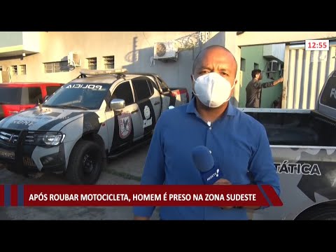 ApoÌs roubar motocicleta, homem eÌ preso na zona sudeste 17 08 2021