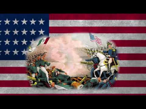 Mexican-American war march “Away in Mexico”