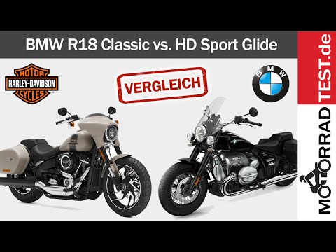 Harley Davidson Sport Glide vs. BMW R18 Classic | Vergleich der beiden Cruiser-Tourer aus USA/GER.