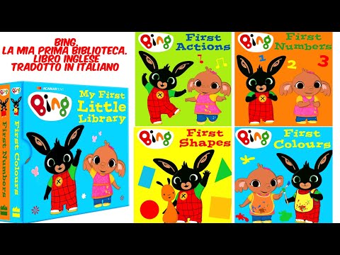 Bing. La mia prima biblioteca, 4 libri con puzzle | libri in inglese tradotti in italiano