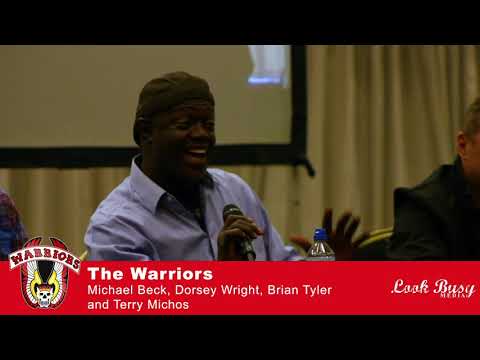 UK Conclave - The Warriors - Michael Beck, Dorsey Wright, Brian Tyler and Terry Michos