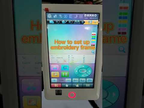 How to set frame parameter in DAHAO A15 computer?