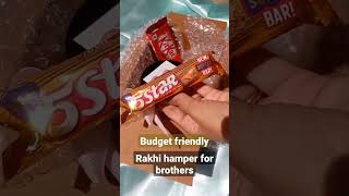 rakhi hamper for brothers😎  #rakshabandhan #rakshabandhanspecial #rakhihampers