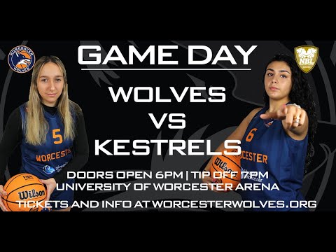 LIVE BASKETBALL - Worcester Wolves vs Team Solent Kestrels WNBL1