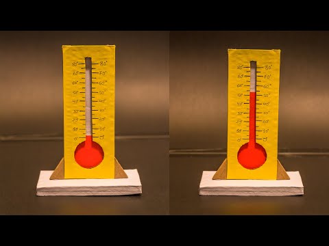 3D Thermometer Model | Science Projects