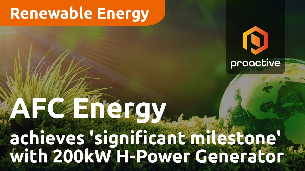 AFC Energy achieves 'significant milestone' with 200kW H-Power Generator