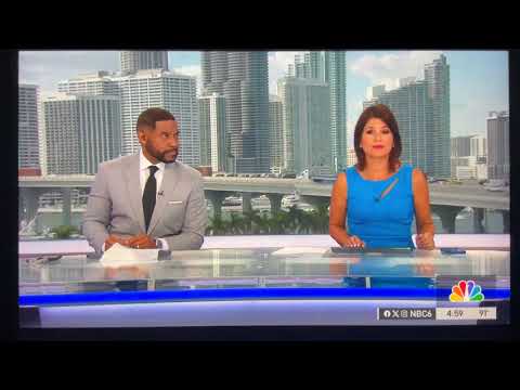 WTVJ NBC 6 News at 5pm open September 30, 2025