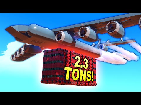 I Built The BIGGEST Bomb Possible and Attached It to a Bomber Plane!