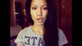 Jhené Aiko in the studio working on Sailing Souls (throw back) 2011