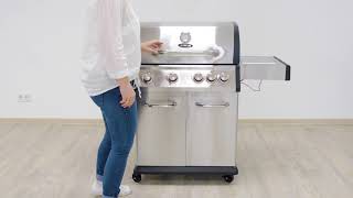 Aufbauanleitung JUSTUS Gasgrill Geras