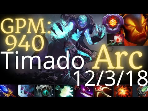 Timado Arc Warden vs mid Pugna, Marci, Juggernaut - 45K gold - dota2