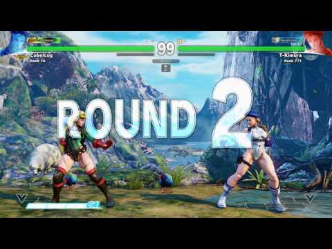 SFV~ Cammy (Cobelcog) vs. Cammy (T-Kimura) HD 9