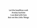 Danny Elfman - The Little Things w lyrics