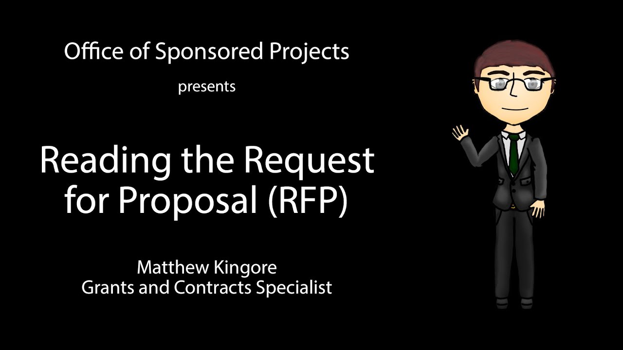 Office of Sponsored Projects: Request for Proposal
