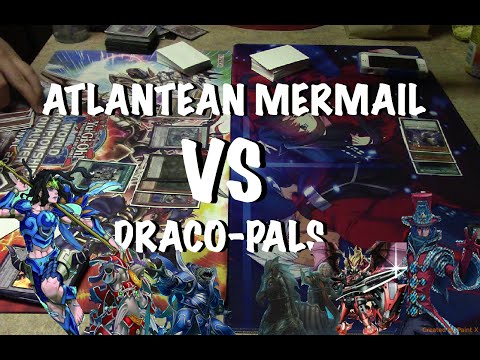 Yu-Gi-Oh Draco-Pals Vs Atlantean Mermail - Full Match (Post April 2016 Ban List)