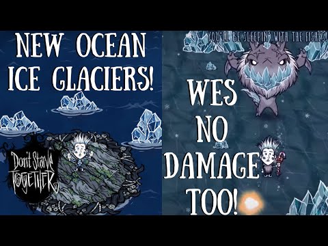 NEW Frostjaw Boss Hotfix! Ocean Ice Glaciers! Wes/No Damage Fight Too - Don't Starve Together Guide