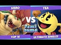 TAMISUMA 219 Top 16 - Hero (Bowser) Vs. Tea (Pac-Man) SSBU Smash Ultimate