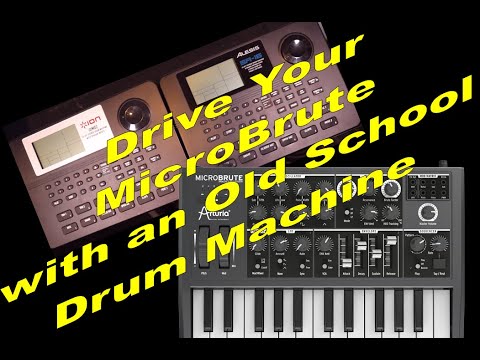 How to Connect an Alesis SR-16 or Ion iDM02 Drum Machine to a MicroBrute