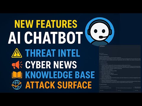 AI Chatbot Now With Threat Intel, Cyber News, Knowledge Base & Attack Surface!