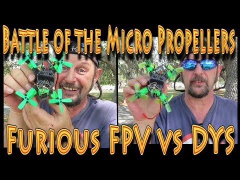 Battle of the Micro Propellers Furious FPV 2035 vs DYS 2030 Propellers!!!