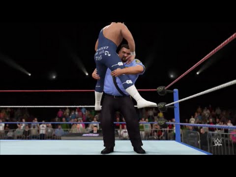 The Big Boss Man vs The Honky Tonk Man - WWF Superstars July 1991 (WWE 2K16 Universe)